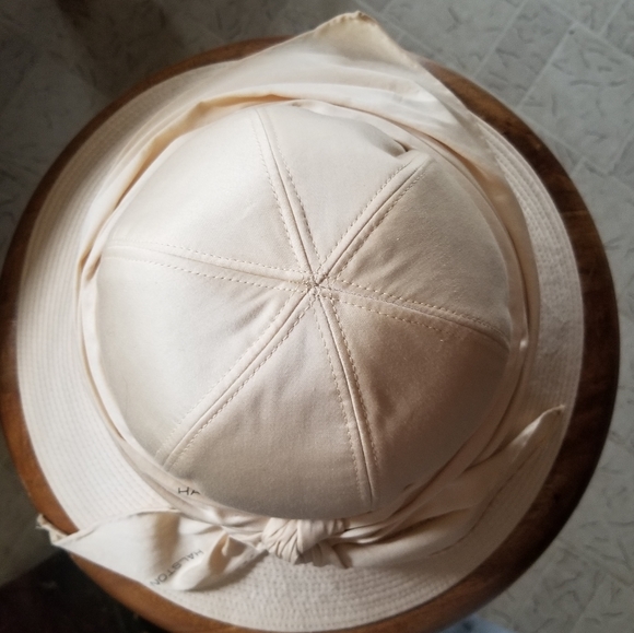 RARE HALSTON Vintage Silk Safari Hat - Picture 2 of 4